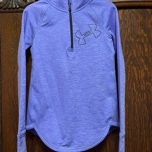 Girls Under Armour Half Zip Pullover